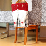 Christmas Chair Accessories Rudolf Chair Set Hotel Restaurant Table Chair Back Set Atmosphere Decoration Christmas Decoration