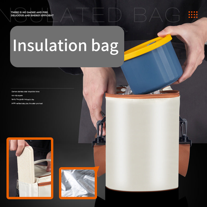 Insulated lunch box, portable lunch box soup bowl Congee cup soup pot