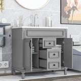 36'' Bathroom Vanity with Top Sink