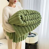 Rabbit plush blanket