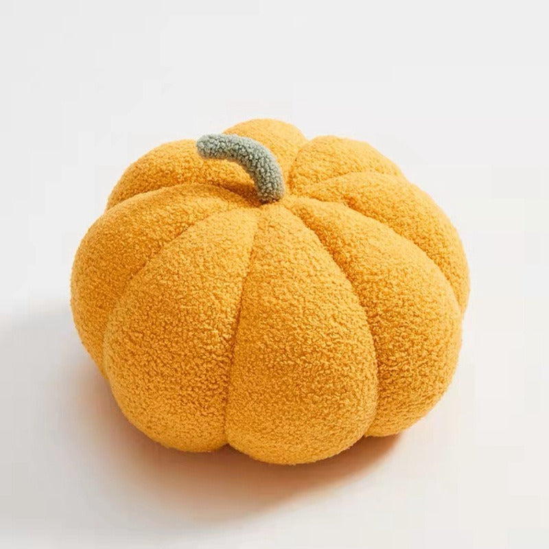 Cute Pumpkin Throw Pillow – Plush Minimalist Sofa & Bedhead Cushion