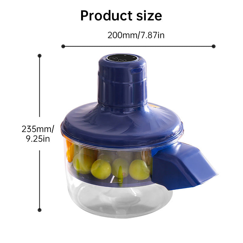 Automatic Electric Grape Peeler, Hands-Free Berry Skin Remover, Fruit Preparation Tool, Effortless Peeling Julia M Home & Kitchen