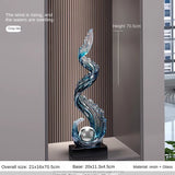 Julia M™ Grand Foyer Sculptural Floor Lamp -"Where Architectural Art Meets Illumination."