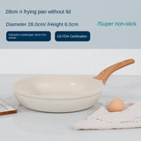 Medical stone non-stick pot soup pot stew pot frying pan wok milk pot frying pan steaming marble granite pot set