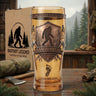 Colored glass bottle beer glass