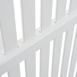 Privacy Screen Panels Kit Air Conditioner Trash Can Enclosure Vinyl white color