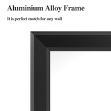 60 "x36" oversized modern square bathroom mirror with Balk frame decorative large wall mirror aluminum frame vertical or horizon - Julia M LifeStyles