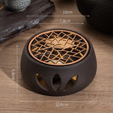 Ceramic Teapot Warmer Tea Warmer with Tealight Tray Candle Furnace Heating base - Julia M LifeStyles