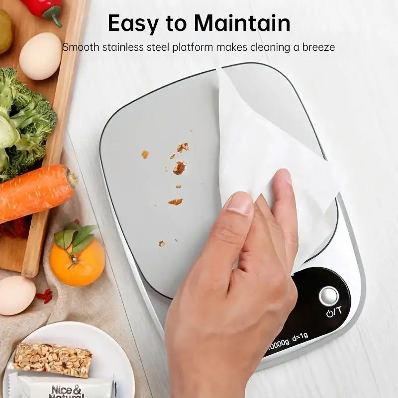 High-Precision Kitchen Scale: 10kg (for Food Baking/Jewelry), LCD, Multi-Function Julia M Home & Kitchen