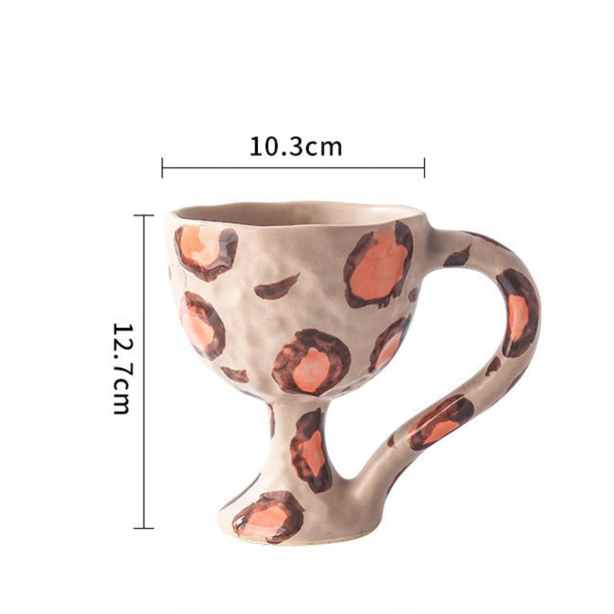 Miro Patterned Porcelain Goblet