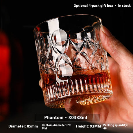 Whiskey Shot Crystal Set – Premium Thickened Glassware Collection