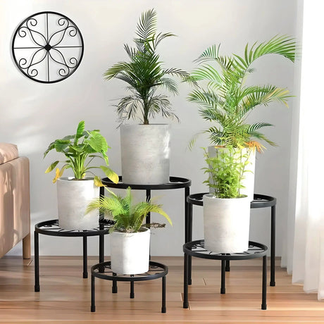 5-Piece Rust-Proof Metal Plant Holder - Julia M LifeStyles
