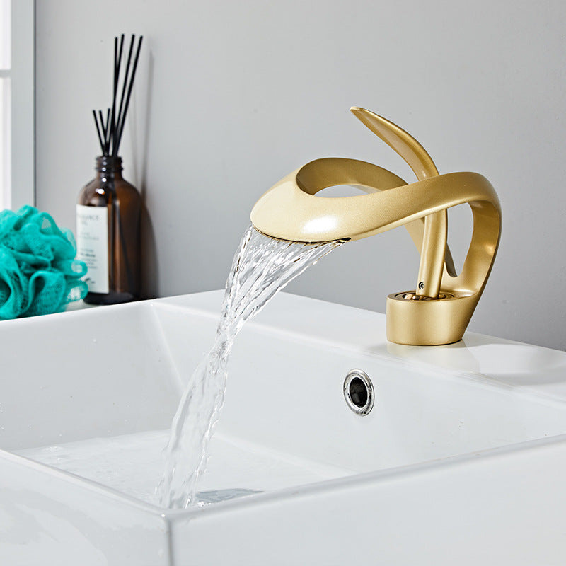 Creative basin waterfall faucet basin faucet basin faucet hot and cold table basin faucet - Julia M LifeStyles