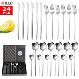 Atelier 24-Piece Stainless Steel Flatware Set