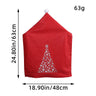 Christmas Bell Chair Cover Snowman Chair Cover Restaurant Bar Table Decoration