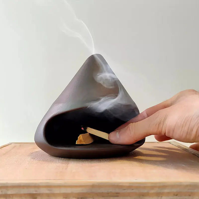 Handcrafted Ceramic Palo Santo and Sage Holder - A Practical Incense Burner and Scent Stand for Home Decor - Julia M LifeStyles