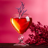 Love Cocktail Glass Heart-Shaped Lead-Free Crystal Goblet 210ml