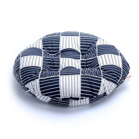 Luxurious Fabric Tatami Futon Cushions – Lattice Design, Multiple Sizes