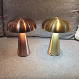 New rechargeable touch mushroom table lamp creative bedside eye protection table lamp restaurant bar atmosphere table lamp