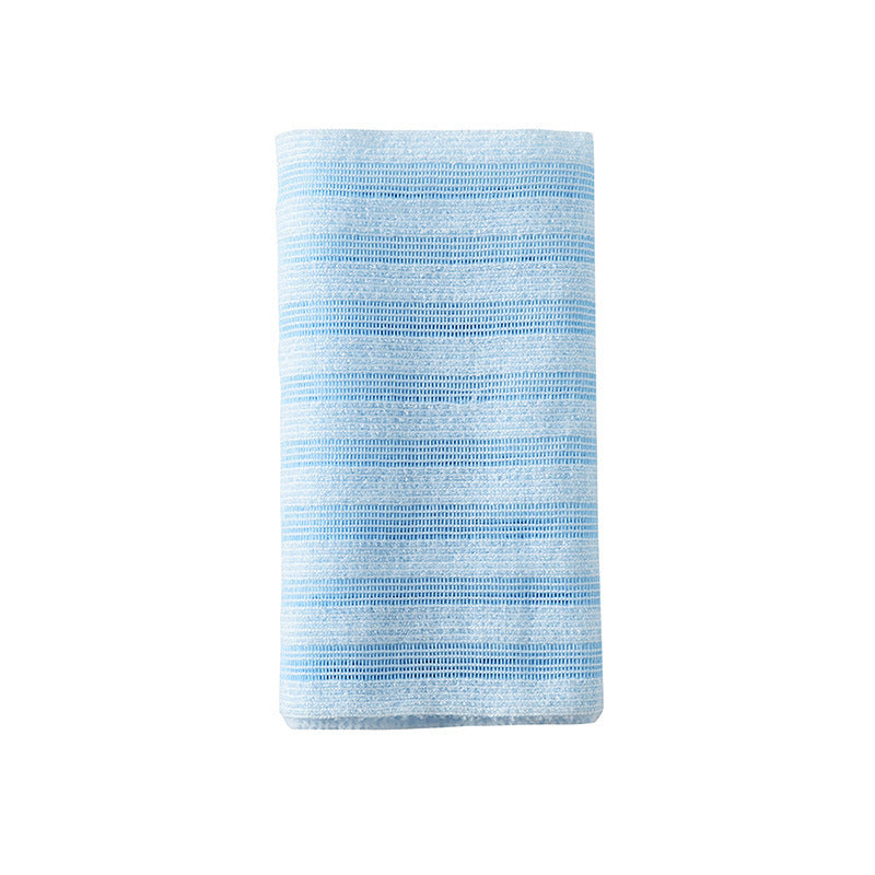 Luxurious Double-Sided Bamboo Fiber Bath Towel – Elegant Plaid & Striped Styles