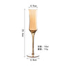 1pcs Nordic Golden Unleaded Crystal Wine Glass Luxury Amber Handmade Champagne Glasses Cocktail Goblet Set Bar Family Drinkware