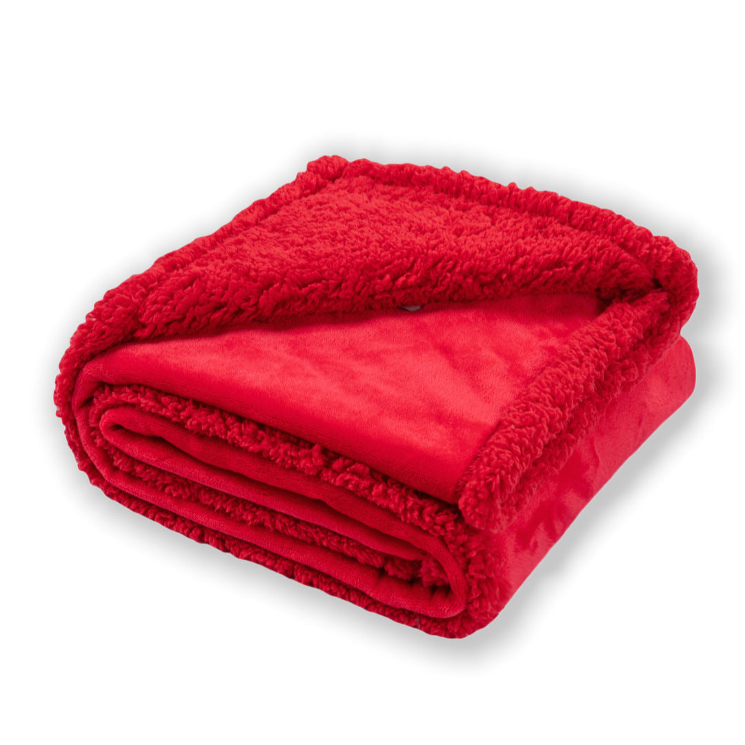 Waterproof Sherpa Fleece Blanket Pad - Plush & Cozy Comfort