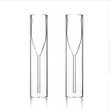 Double Wall Glasses Champagne Flutes Goblet Bubble Wine Tulip Cocktail Wedding Party Glass Cup Toasting Bodum Thule Xicaras Copo