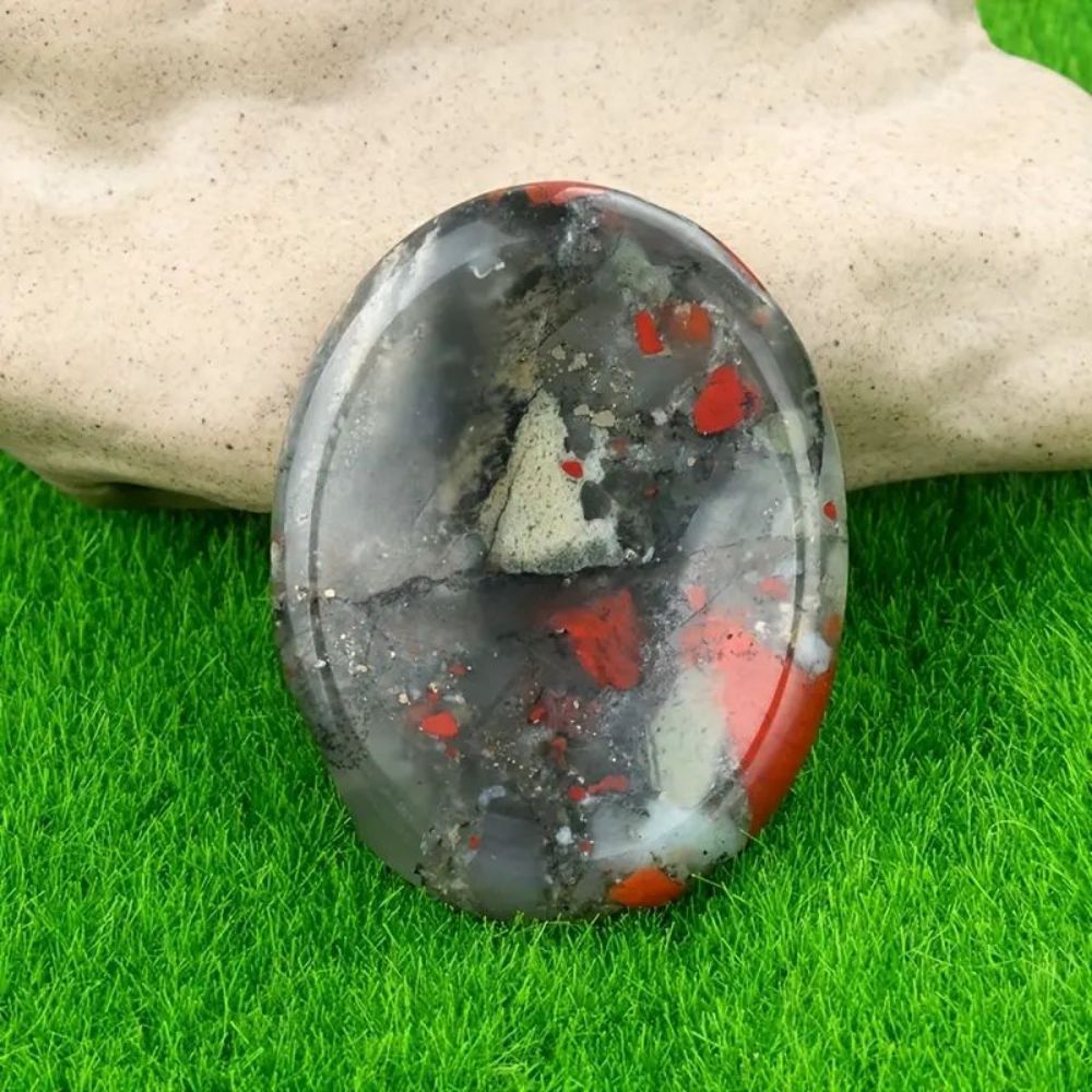 Thumb Worry Stones Oval Massage Quartz Healing Crystal Chakra Energy Therapy Meditation Spiritual Natural Gemstone Decor eprolo