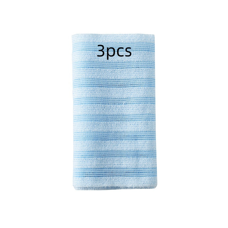 Luxurious Double-Sided Bamboo Fiber Bath Towel – Elegant Plaid & Striped Styles