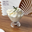 Elegant Irregular Glass Dessert Cup – 180ml-185ml