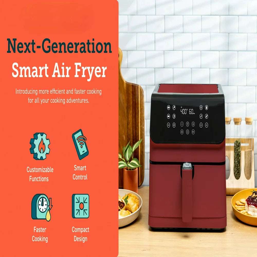 5.8-Quart Smart Air Fryer - Voice Controlled - Julia M LifeStyles