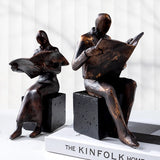 Reader ornament reader statue resin ornament