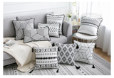 Bohemian Elegance Plush Throw Pillow Cover 30x50cm & 45x45cm