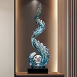 Julia M™ Grand Foyer Sculptural Floor Lamp -"Where Architectural Art Meets Illumination."