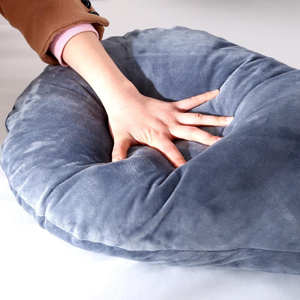 U-Shaped 130x70cm Pregnancy Pillow for Maternity Support and Breastfeeding
