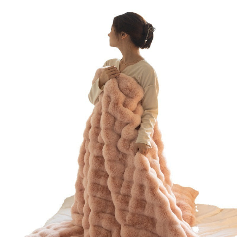 Stillhaven Double-Sided Sofa Throw Blanket