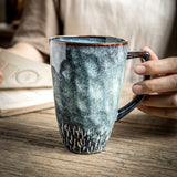European Style White Porcelain Ceramic Coffee Mug