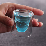 European Style Double Layered Skull Glass - Creative Insulated Beer and Water Cup