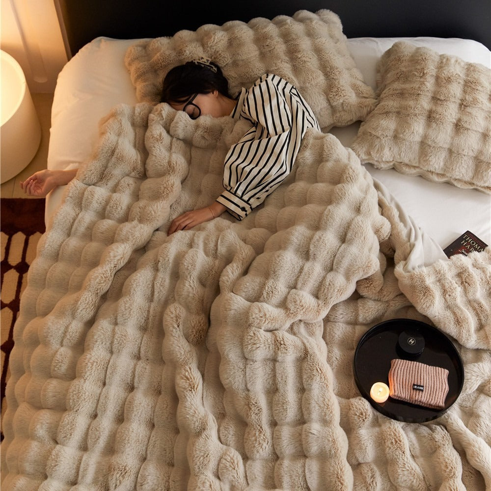 Stillhaven Double-Sided Sofa Throw Blanket