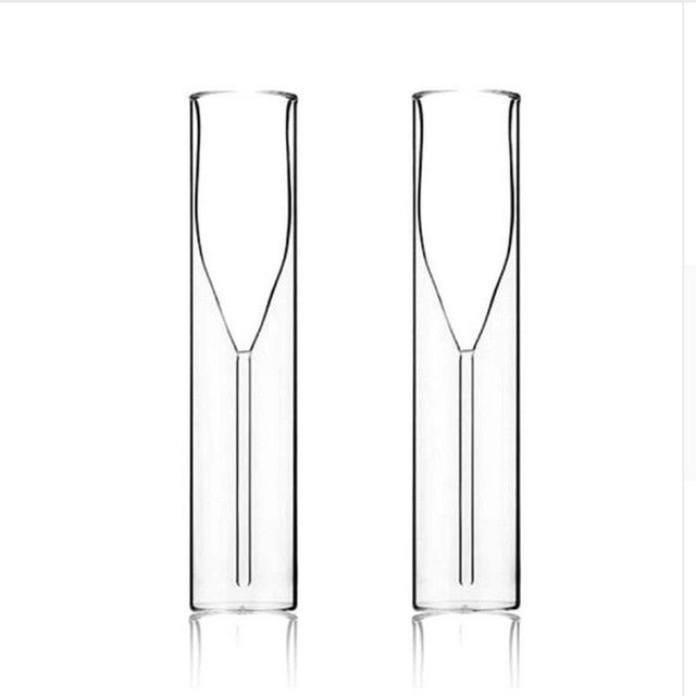 Double Wall Glasses Champagne Flutes Goblet Bubble Wine Tulip Cocktail Wedding Party Glass Cup Toasting Bodum Thule Xicaras Copo