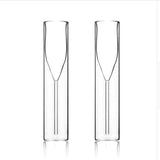 Double Wall Glasses Champagne Flutes Goblet Bubble Wine Tulip Cocktail Wedding Party Glass Cup Toasting Bodum Thule Xicaras Copo