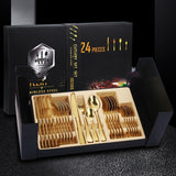 Luxurious Stainless Steel Tableware Gift Box Set