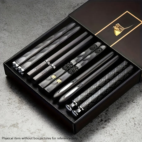 Japanese high-end chopsticks, one pair of household chopsticks per person, preferred as a gift, dishwasher safe, very suitable for Thanksgiving, Mother's Day, Father's Day, Grandparents' Day, and daily dining Julia M LifeStyles