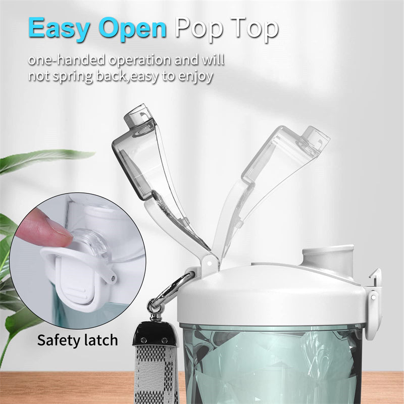 Luxury 6-Blade Portable Personal Blender with 20oz Capacity & Type-C Charging