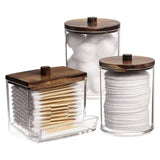 Cotton Pad Organizer Set Floss Box Toothpick Box