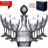 Elegance Crystal Glass Liquor Set – Timeless Sophistication