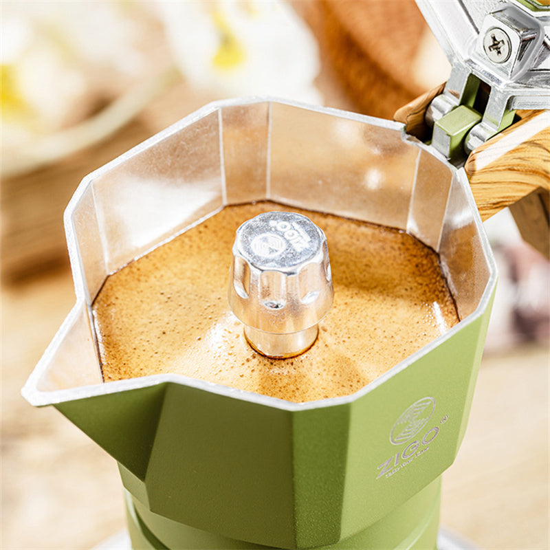 Cardpot double-valve 2-cup extraction concentrated temperature-control coffee pot