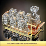 Premium Whiskey Glass And Decanter Set: Luxurious Elegance for Connoisseurs
