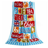 Ice Cream Printed Large Men Women Summer Beach Towels Microfiber Bath Towel Camping Yoga Towels Bathroom