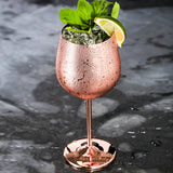 304 Stainless Steel Red Wine Glass Silver Rose Gold Goblets Juice Drink Champagne Goblet Party Barware Kitchen Tools 500ml